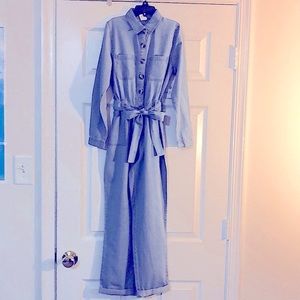 BACK TO SCHOOL Girls chambray denim romper